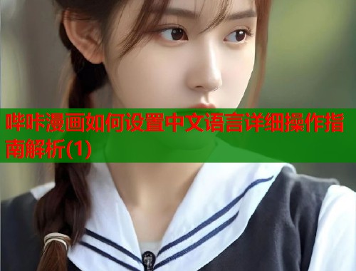 哔咔漫画如何设置中文语言详细操作指南解析(1)